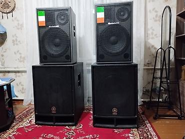 Динамиктер жана музыкалык борборлор: Продаю пассивную акустику: сабвуферы Yamaha R118W размер 18- дюймов — 2