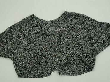 Swetry: Sweter S (EU 36), stan - Idealny, wzór - Jednolity kolor, kolor - Szary