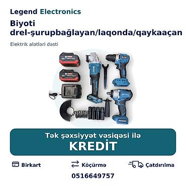 açar dest: Elan başlığı: Akkumulyatorlu elektrik alət dəsti Biyoti — 1