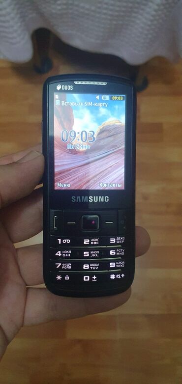 телефон флай дс 123: Samsung C5212 Duos, < 2 GB Memory Capacity, rəng - Göy, Düyməli, İki sim kartlı