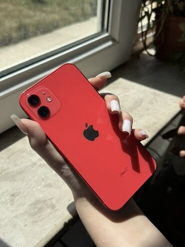 iphone 12 bakida: IPhone 12, 64 GB, Qırmızı, Face ID