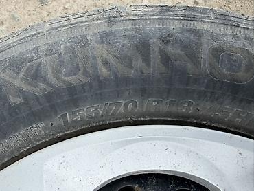 13 диски: Летние шины Kumho 155/70 R13 75H на диске Kia - Размер: 155/70 R13 - — 2