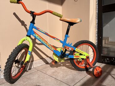 багажник на велосипед: Детский велосипед Forward meteor. Диаметр колес 14. На возраст 3- 5