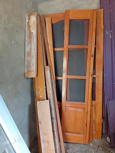 şam qapılar: Qonaq otağı üçün İşlənmiş Otaq qapısı Naliçnik ilə, Zəmanətli, Ödənişli quraşdırma, Ödənişli çatdırılma — 1