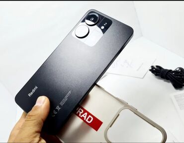 Redmi: Redmi, Redmi Note 13, Б/у, 256 ГБ, цвет - Черный, 2 SIM, 1 SIM, eSIM — 4