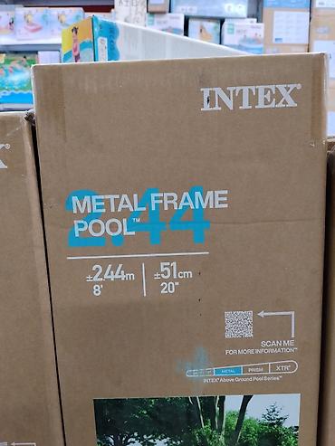 Бассейн каркасный Intex Metal Frame Pool - Серия: Intex Above Ground