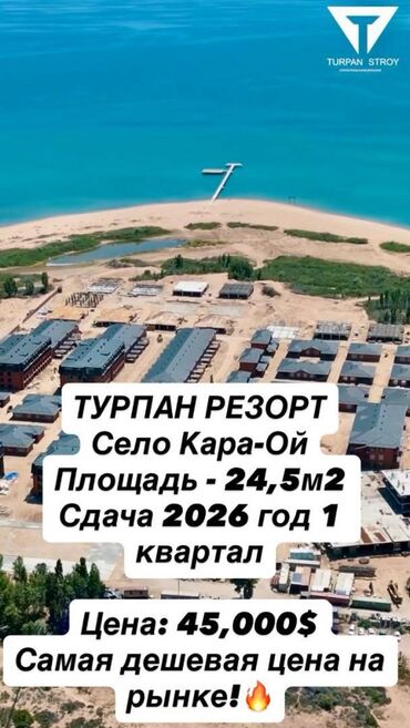 недвижимость в бишкеке продажа домов: 1 бөлмө, 25 кв. м, Элитка, 3 кабат, ПСО (өзү оңдоп түзөтүп бүтүү үчүн)