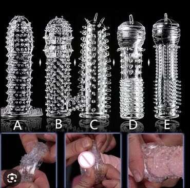 Digər aksesuarlar: - Vakumlu penis pompası: şəffaf silindr, şlanq və əl nasosu, müxtəlif — 9