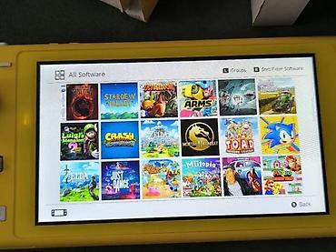 Nintendo Switch: JEDINSTVENA PONUDA! Nintendo Switch Lite Žutakonzola cipovana 32gb + — 5