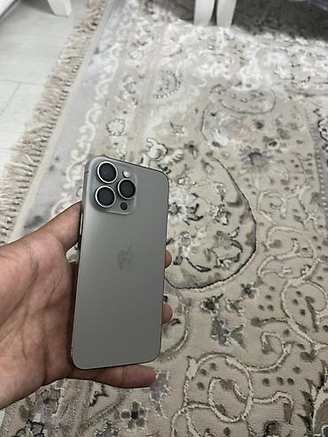 IPhone 15 Pro Max, Б/у, Natural Titanium, 90 %