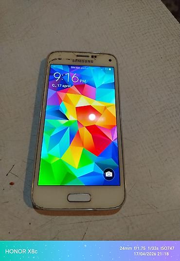 mini soyducu: Samsung Galaxy S5 Mini, 16 GB, rəng - Ağ, İki sim kartlı — 2
