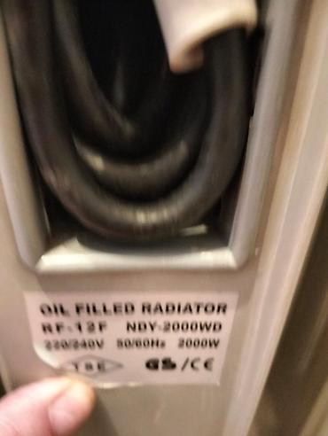 zero flip infinix: Yağla doldurulmuş radiator (Oil Filled Radiator) Model: RF-12F (Style — 3