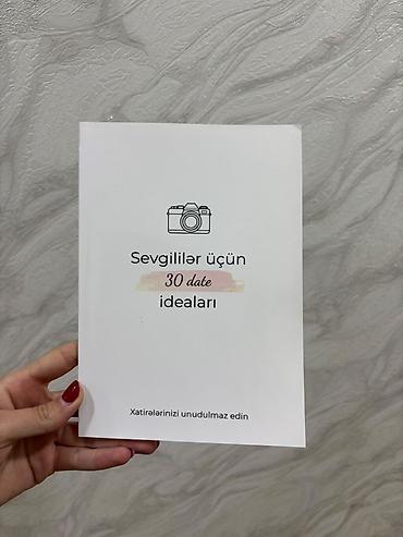 3d defter: Məhsul: “Sevgililər üçün 30 date ideaları” kitabı Təsvir: - Cütlüklər — 1