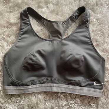 new yorker crop top majice: Nike, M (EU 38), color - Grey