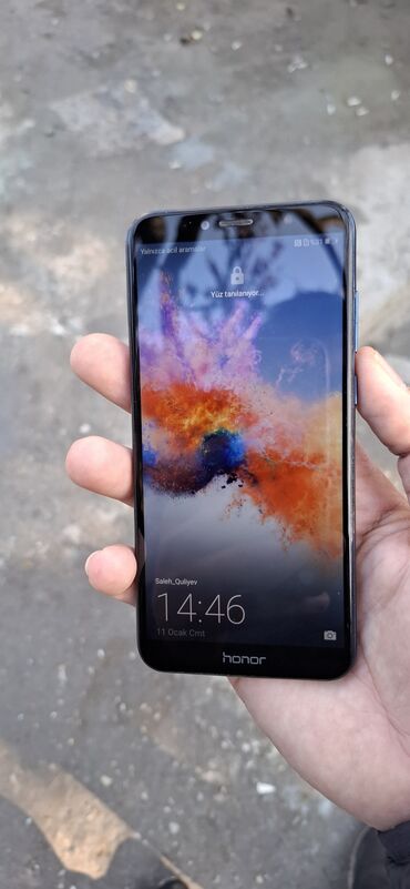 Honor: Honor 7C, 32 GB, rəng - Göy, Düyməli, Barmaq izi, İki sim kartlı