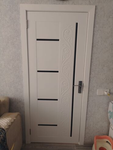 Otaq qapıları: Qonaq otağı üçün Yeni Otaq qapısı 90x205 sm Naliçnik ilə, Zəmanətli, Ödənişli quraşdırma, Pulsuz çatdırılma — 28