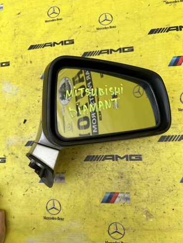 зеркала степ: Боковое правое Зеркало Mitsubishi Б/у, цвет - Серый, Оригинал