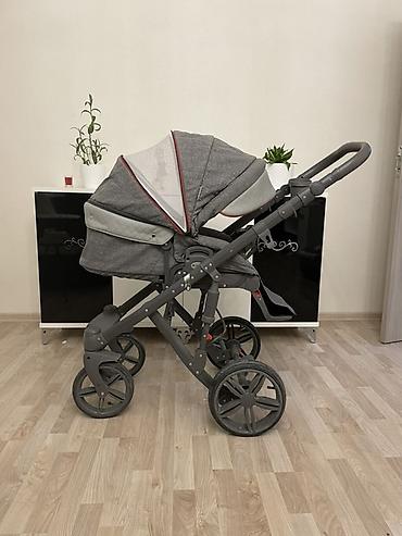 Uşaq dünyası: Uşaq arabası – transformasiya olunan 2‑də‑1 komplekt - Rəng: tünd — 3