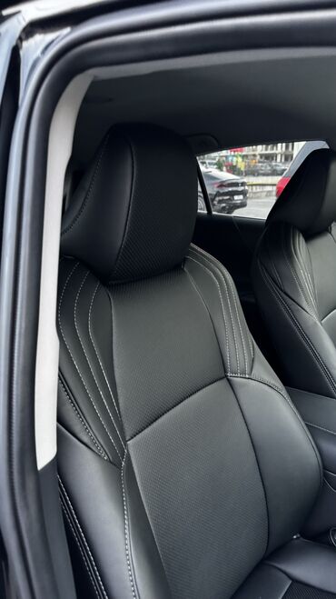 Чехлы и накидки на сиденья: Чехлы Экокожа, С подушкой, цвет - Черный, Toyota, Новый, Самовывоз — 11