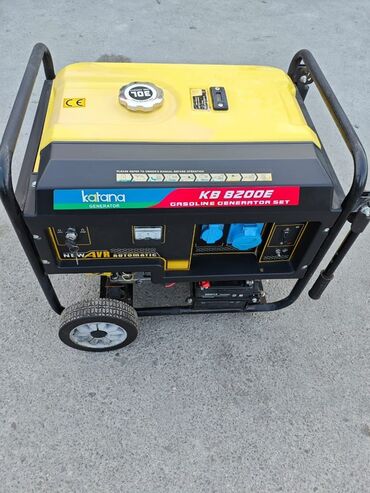 Generatorlar: Katana markasının KB 8200E benzin generatoru. Cəmi 3 ay işlənib Əla