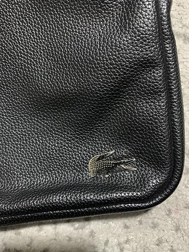 Барсетки: Барсетка, Uniqlo, Материал: Натуральная кожа, Регулируемый ремень, Разделенные отделения, Новый — 3