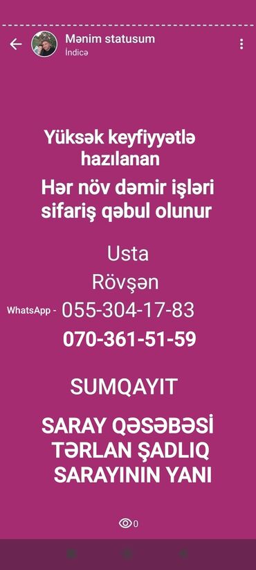 Darvaza ustası xidmətləri: Darvazalar, Yeni, Mexaniki, Pulsuz çatdırılma, Pulsuz quraşdırma