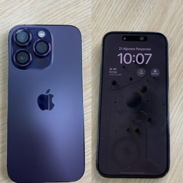 telefon xacmaz: IPhone 14 Pro Max, 256 GB, Deep Purple