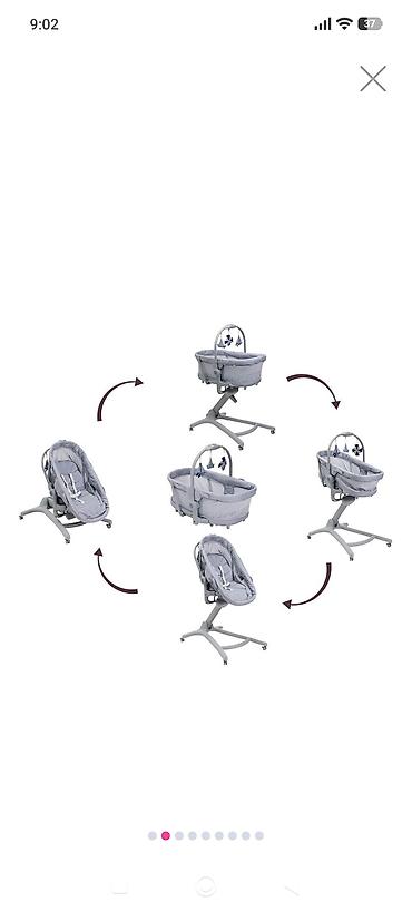 relax mebel: Oğlan və qız üçün, İşlənmiş, Dördbucaq, Beşik, Dəstsiz, Matras ilə, Yellənmə mexanizmi ilə — 10