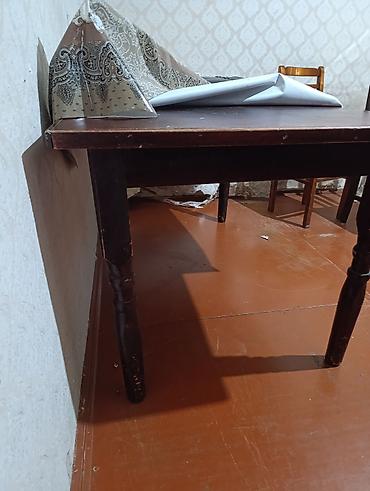 Qoz ağacından düzəldilmiş möhkəm yemək masası ölçüsü 160x100