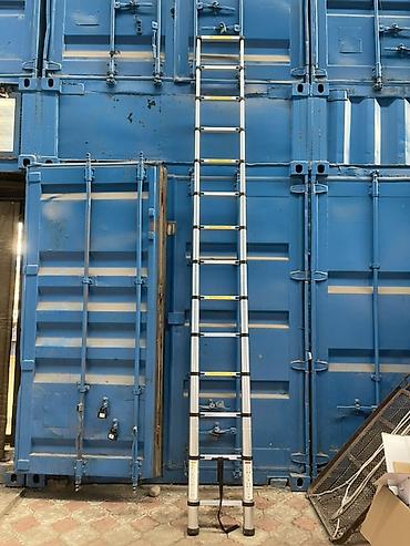 Телескопические стремянки: Телескопическая стремянка, Высота: 4–5 м, Новый, Материал: Алюминий — 11