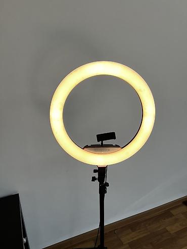 rgb лампа: Кольцевая LED‑лампа Ring Fill Light 18-RGB на штативе - Диаметр: 18" — 4