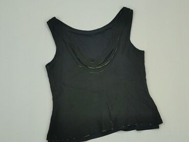 czarne t shirty z nadrukiem: T-shirt, S (EU 36), condition - Very good