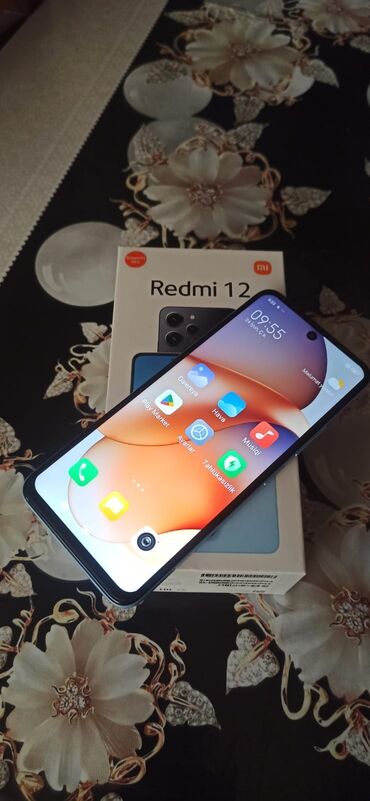 işlənmiş soyuducu: Redmi 12, 256 GB, rəng - Mavi, Barmaq izi