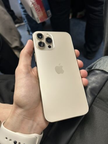 islenmis iphone kreditle: IPhone 12 Pro Max, 256 GB, Qızılı, Face ID, Simsiz şarj
