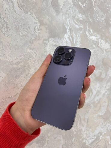 новые телефоны айфон: IPhone 14 Pro, Б/у, 256 ГБ, Deep Purple, 79 %