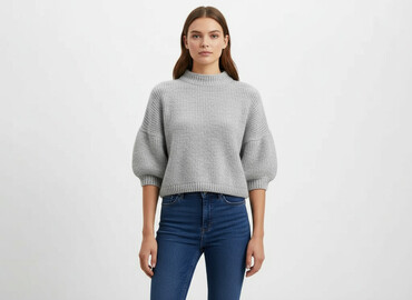 kapcie na szydełku damskie: Women`s sweater, size One size