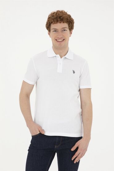 пиджак белый: Эркектердин футболкасы, S (EU 36), Us Polo Assn, Жаңы, түсү - Ак