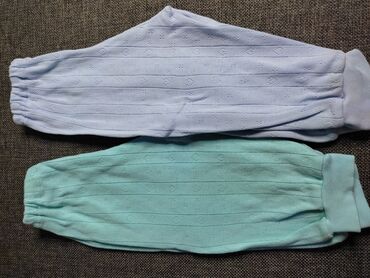 детская рубашка: Штанишки тонкие, лёгкие, трикотажные, красивые НОВЫЕ Рост - 62-68 см