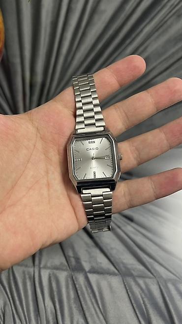 İşlənmiş, Qol saatı, Casio, rəng - Gümüşü