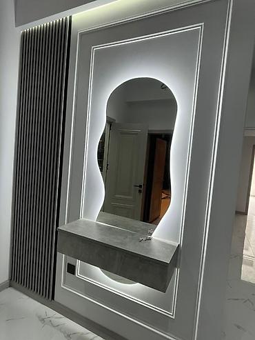 Güzgülər: Güzgü Divar üçün, Dekorativ, Arxa işıqlı — 4