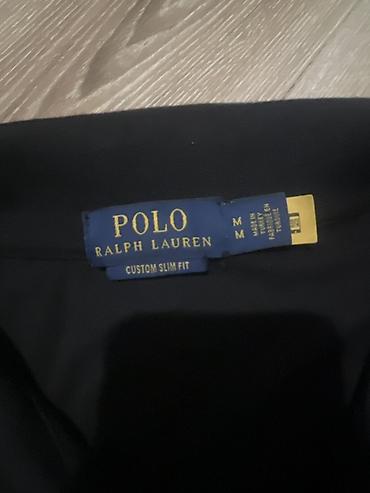 кожаная рубашка: Мужская футболка, M, Polo Ralph Lauren, Новый, цвет - Черный, Самовывоз — 2