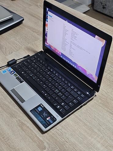pc monitor: ASUS laptop (serija U/UL) – srebrno kućište sa crnim detaljima — 1