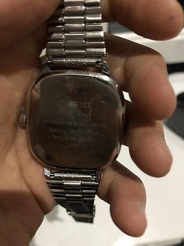 apple wath: Casio кварцевые наручные часы Механизм кварцевый серебристый — 2