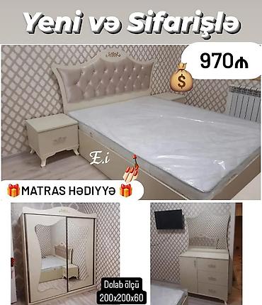 yatağ mebel dəstləri: Yataq otağı dəsti rəng seçimi var — 1