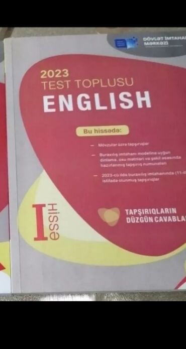 english test toplusu 1 hisse cavablari: İngilis dili test 1 hissə yenidi 7 manat