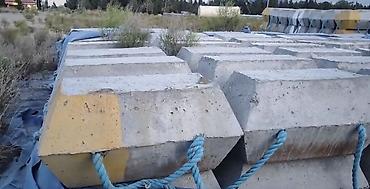 Təmir və tikinti: Beton yol baryerləri / bloklar - Material: ağırbeton, sənaye sinfi - — 1