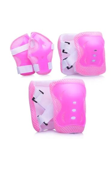 Игрушки: Продаю. зашитный шлем для девочек. защитные наколленики — 4