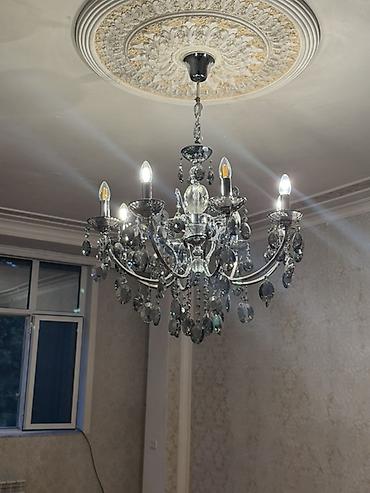 mis su qabi: Çılçıraq, 8 lampa, Xrustal — 1