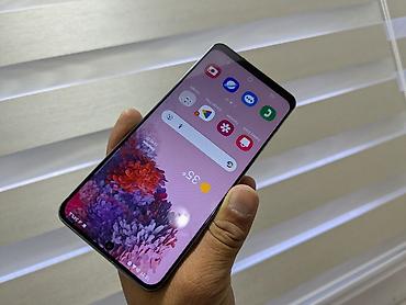 note 2: Samsung Galaxy S20, Б/у, 128 ГБ, цвет - Голубой, 2 SIM — 10