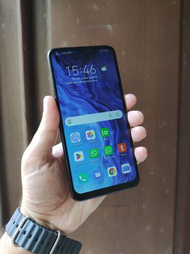телефон флай фф 244: Honor 9X, 128 ГБ, цвет - Черный, Отпечаток пальца